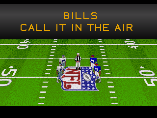 Madden NFL 95 (Genesis) screenshot: Call it in the air