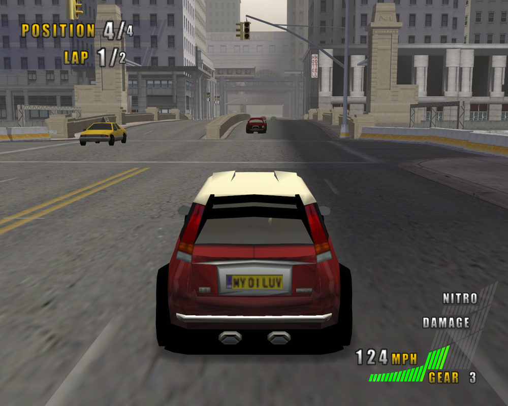 London Racer II (Windows) screenshot: Taking my Mini to Chicago.