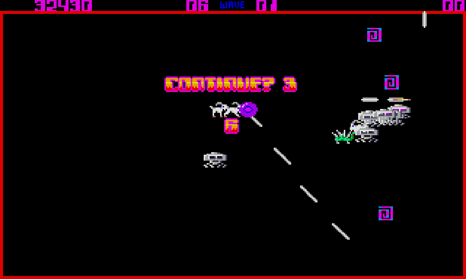 Llamatron: 2112 (Atari ST) screenshot: They got me!