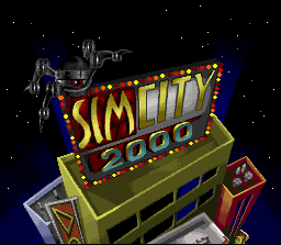 SimCity 2000 (SNES) screenshot: Title Screen