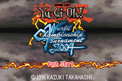 Yu-Gi-Oh!: World Championship Tournament 2004 (Game Boy Advance) screenshot: The Tournament begins!