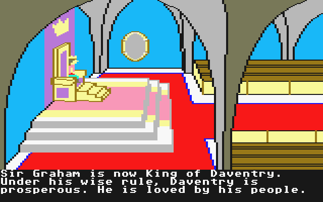 King's Quest II: Romancing the Throne (Atari ST) screenshot: Intro