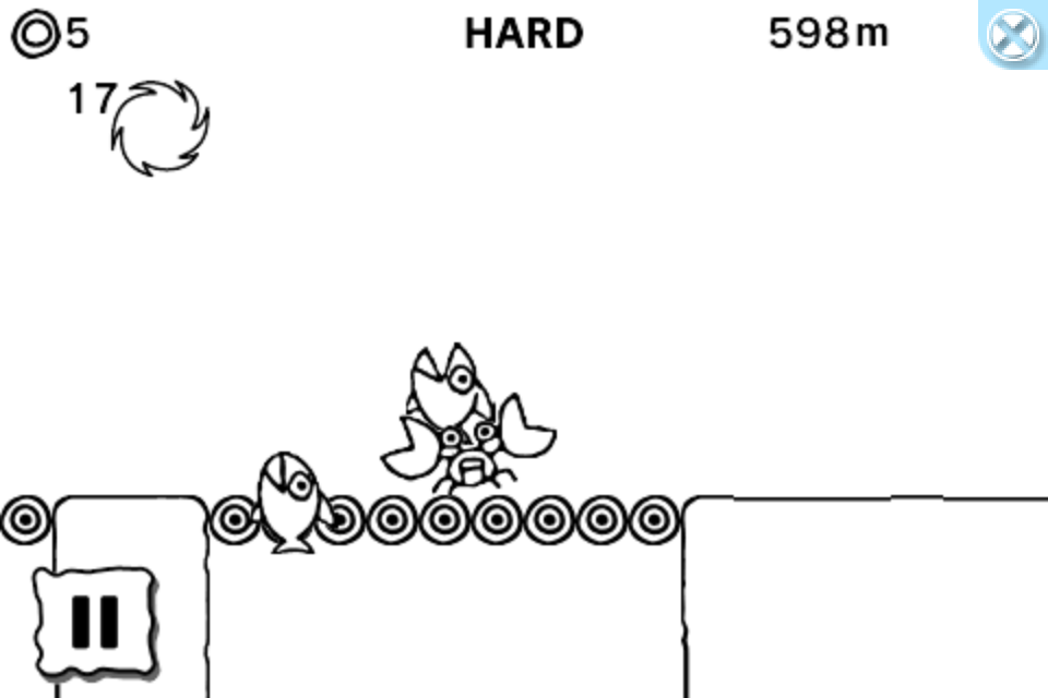 Sonic 20th Anniversary (iPhone) screenshot: Jumping