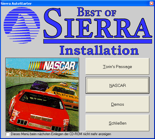 Best of Sierra Nr. 9 (Windows) screenshot: Autorun - game 2