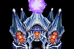 DemiKids: Dark Version (Game Boy Advance) screenshot: Shot of 'Evil' Temple from Intro