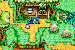 DemiKids: Dark Version (Game Boy Advance) screenshot: A Village of the Daemons