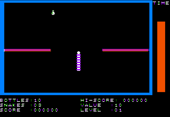 Krazy Kobra (Apple II) screenshot: Level 1