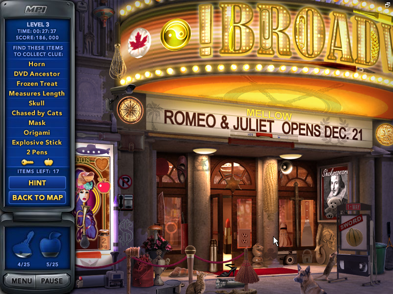 Mystery P.I.: The New York Fortune (Windows) screenshot: Broadway Theater