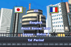 Ultimate Beach Soccer (Game Boy Advance) screenshot: Bangkok.