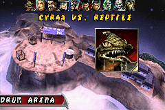 Mortal Kombat: Tournament Edition (Game Boy Advance) screenshot: "Kombatants" overview.