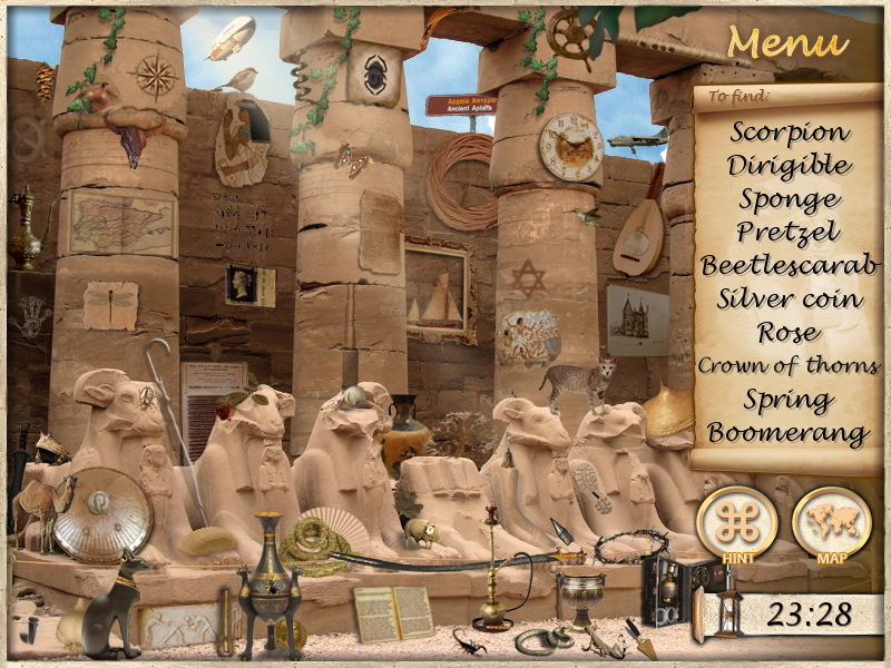 The Mysterious City: Cairo (Windows) screenshot: Pillars