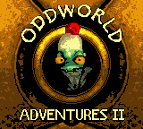 Oddworld Adventures 2 (Game Boy Color) screenshot: Title screen.