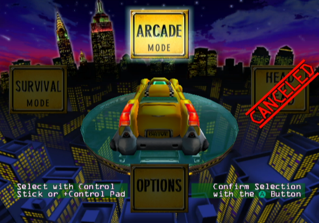 Smashing Drive (GameCube) screenshot: Game Modes