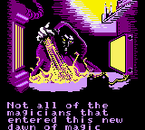 Crystalis (Game Boy Color) screenshot: Another wizard from intro