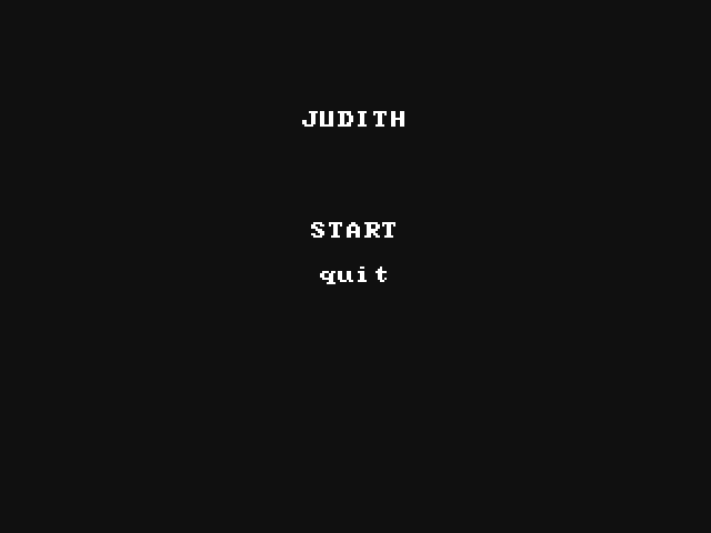 <small>Judith (Windows) screenshot:</small><br> Main menu