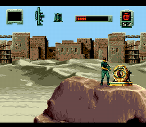 Stargate (SNES) screenshot: In the desert