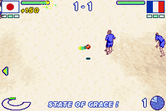 Ultimate Beach Soccer (Game Boy Advance) screenshot: Hallelujah!