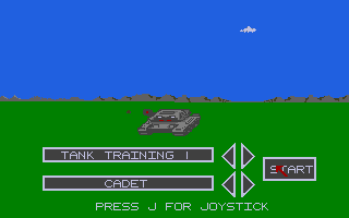 Skyfox (Atari ST) screenshot: Initial options