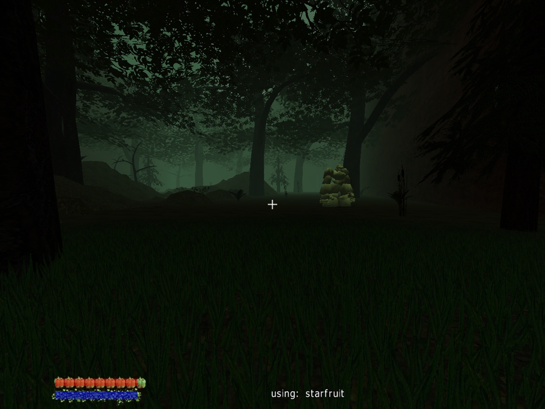 The Exciting Adventures of Master Chef Ogro (Windows) screenshot: Dark Forest and Cabbage Golem