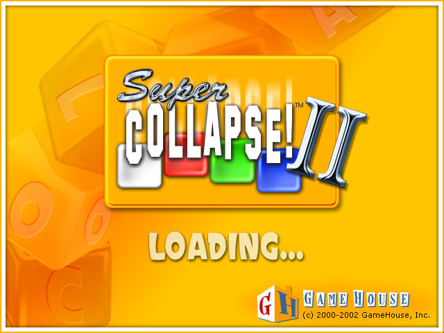 Super Collapse! II (Windows) screenshot: Title screen
