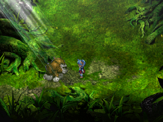 Star Ocean: The Second Story (PlayStation) screenshot: A Surprise in the Forest
