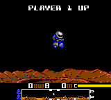 Dropzone (Game Gear) screenshot: Player 1 up