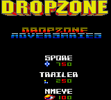 Dropzone (Game Gear) screenshot: Even more adversaries