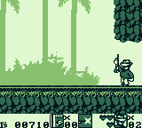 Jurassic Park Part 2: The Chaos Continues (Game Boy) screenshot: I made it to the end on Zone 1-1