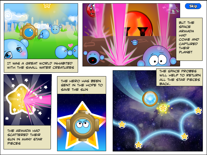 Screenshot of Star Beacons (Browser, 2009) - MobyGames