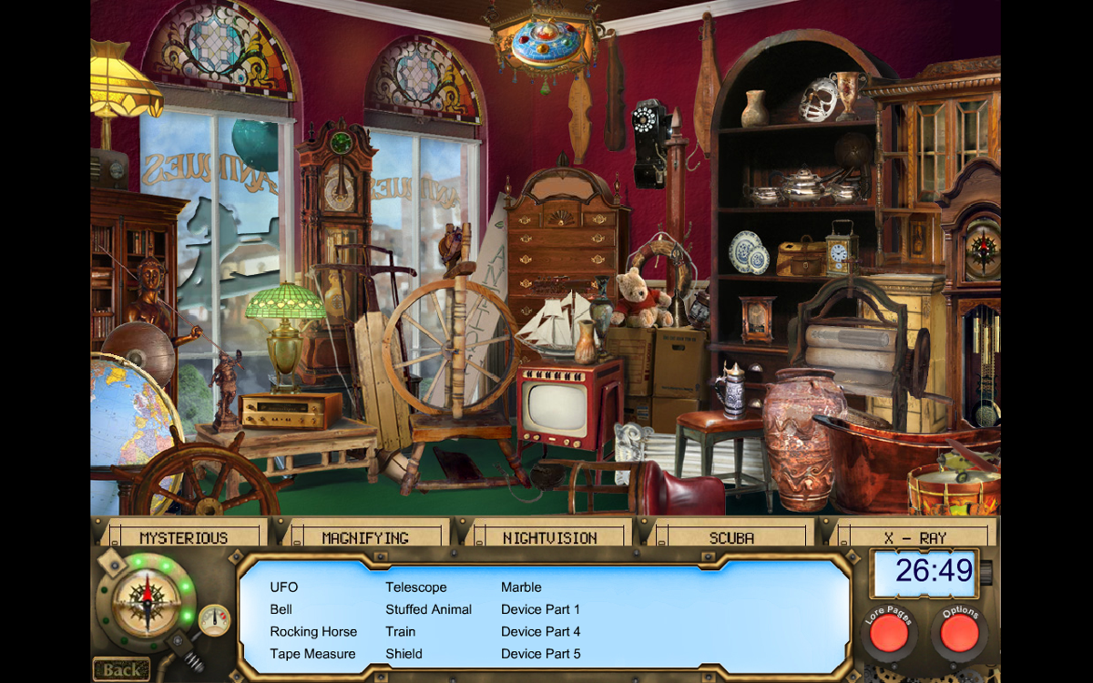 Mysterious Worlds: The Secret of Oak Island (Windows) screenshot: Antique store