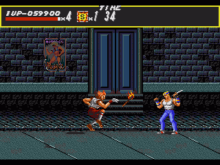 Streets of Rage (Genesis) screenshot: Damn freak...