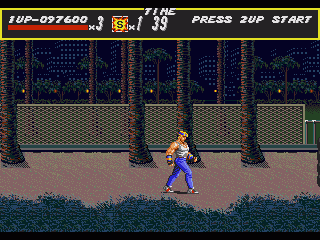 Streets of Rage (Genesis) screenshot: Stage 3