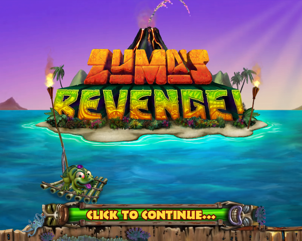 Zuma's Revenge! (Windows) screenshot: Title screen