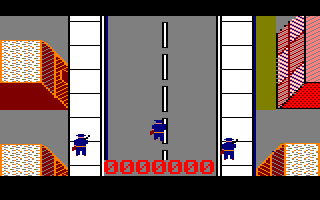 Los Angeles SWAT (Amstrad CPC) screenshot: The beginning