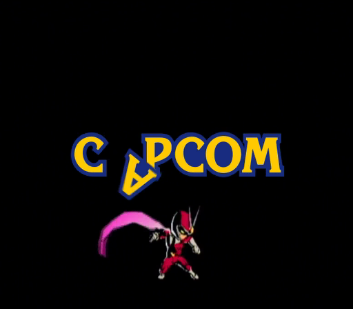 Viewtiful Joe (GameCube) screenshot: Joe has to kick the Capcom logo back into place