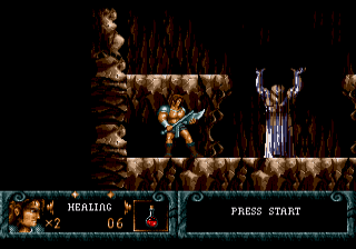 Blades of Vengeance (Genesis) screenshot: Boss Nr. 2