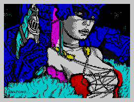 Game Over (ZX Spectrum) screenshot: Title Screen