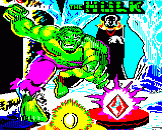 Screenshot of The Hulk (Electron, 1984) - MobyGames