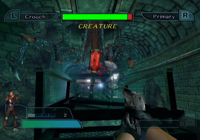 Geist (GameCube) screenshot: Yikes, what is this creature!
