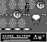 Spider-Man / X-Men: Arcade's Revenge (Game Boy) screenshot: Gambit's stage