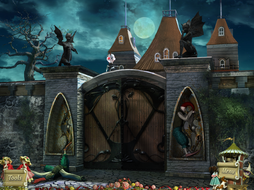 PuppetShow: Mystery of Joyville (Windows) screenshot: Closed doors