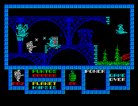 Game Over (ZX Spectrum) screenshot: More killings and we will be able to go outside