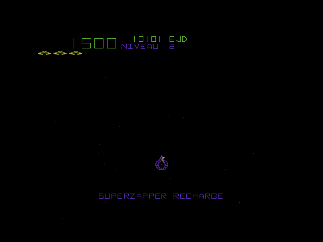 Atari: Anniversary Edition (PlayStation) screenshot: Tempest Tubes - Changing levels.