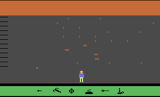 SwordQuest: EarthWorld (Atari 2600) screenshot: Taurus Horns