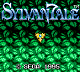 Sylvan Tale (Game Gear) screenshot: Title screen