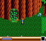 Sylvan Tale (Game Gear) screenshot: Sealed entrance