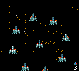 GG Aleste (Game Gear) screenshot: Your victory pose