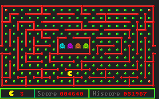 Pacboy (Amiga) screenshot: Level 3