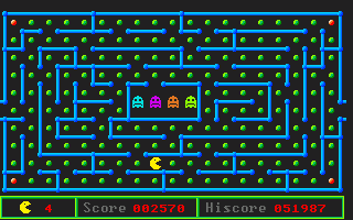 Pacboy (Amiga) screenshot: Level 2