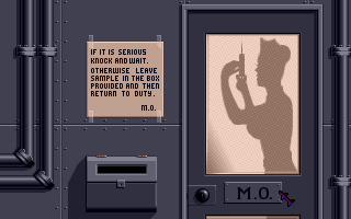 Combat Air Patrol (Amiga) screenshot: The medical officer